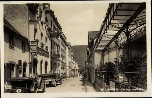 Ak Bad Bertrich an der Mosel Eifel, Kurfürstenstraße