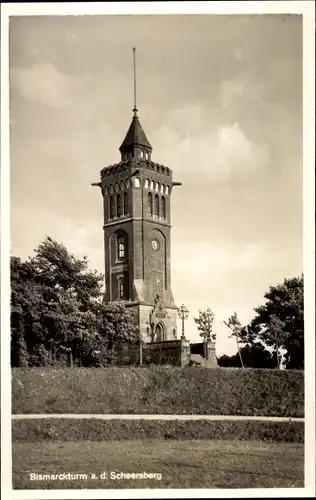 Ak Steinbergkirche in Schleswig Holstein, Scheersberg, Bismarckturm