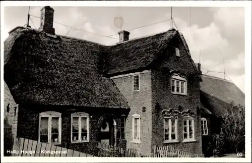Ak Hallig Hooge in Nordfriesland, Königspesel