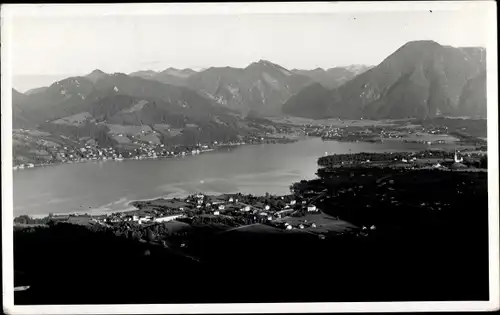 Foto Ak Bad Wiessee in Oberbayern, Panorama, Tegernsee