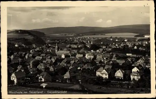 Ak Meschede im Sauerland, Gesamtansicht