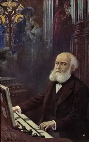 Künstler Ak Balestrieri, L., Französischer Komponist Charles François Gounod