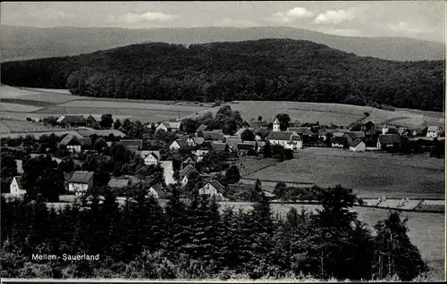 Ak Mellen Balve im Sauerland, Gesamtansicht