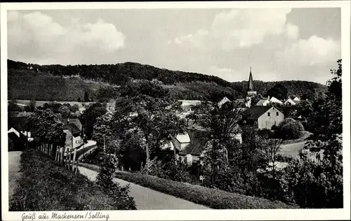 Ak Mackensen Dassel am Solling, Teilansicht