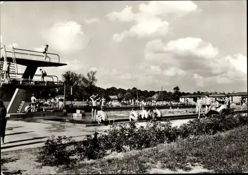 Ak Mühlhausen in Thüringen, Schwimmbad