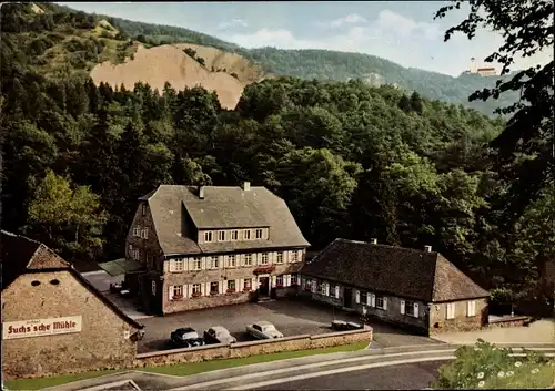 Ak Weinheim an der Bergstraße Baden, Gasthof Fuchs'sche Mühle