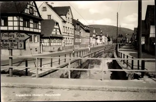 Ak Friesenheim in Baden, Hauptstraße