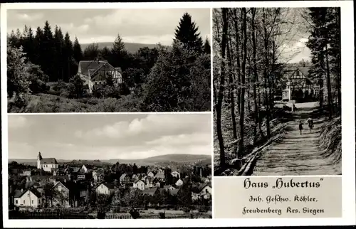 Ak Freudenberg im Siegerland, Haus Hubertus, Teilansicht