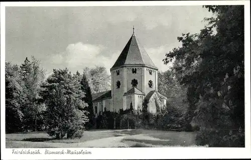 Ak Friedrichsruh Aumühle im Herzogtum Lauenburg, Bismarck-Mausoleum