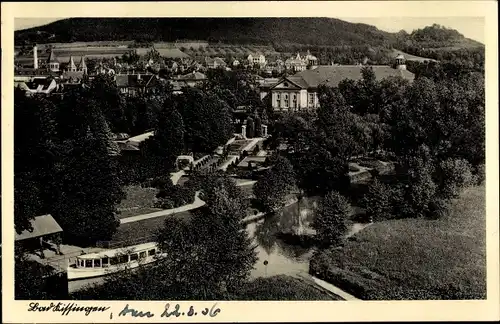 Ak Bad Kissingen Unterfranken Bayern, Teilansicht