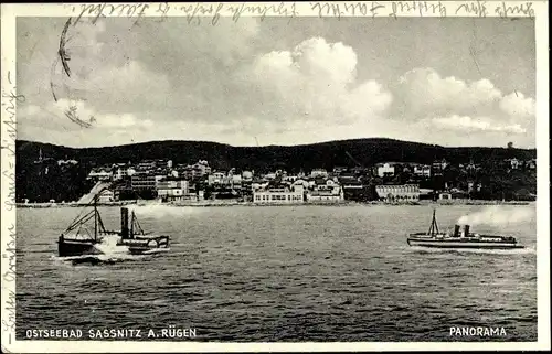 Ak Sassnitz auf Rügen, Gesamtansicht