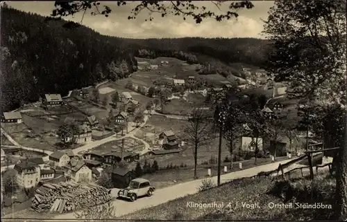 Ak Steindöbra Sachsenberg Georgenthal Klingenthal im Vogtland, Gesamtansicht