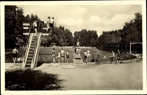 Ak Rastenberg in Thüringen, Freibad