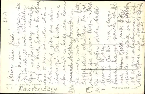 Ak Rastenberg in Thüringen, Freibad