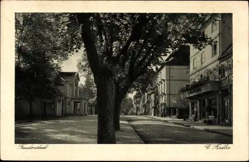Ak Freudenstadt im Nordschwarzwald, Straßenpartie