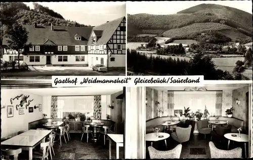 Ak Gleierbrück Lennestadt im Sauerland, Gasthof "Weidmannsheil"