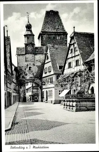 Ak Rothenburg ob der Tauber Mittelfranken, Markusturm