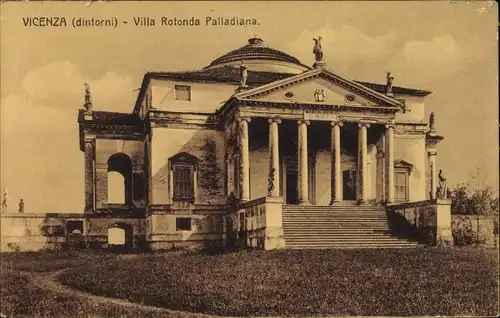 Ak Vicenza Veneto Venetien, Villa Rotonda Palladiana