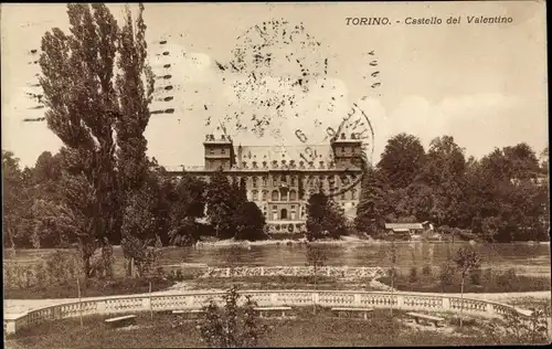 Ak Torino Turin Piemonte, Castello del Valentino