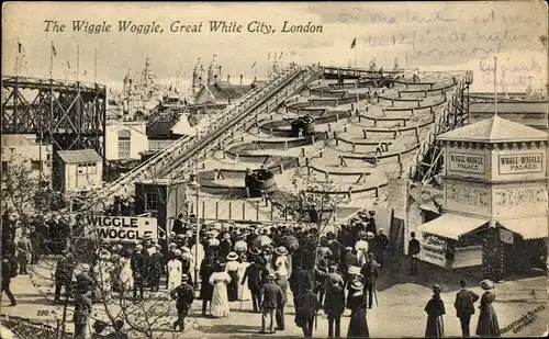 Ak London City England, The Wiggle Woggle, Great White City