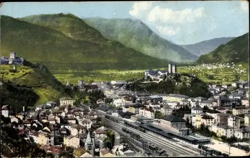 Ak Bellinzona Kanton Tessin, Veduta general