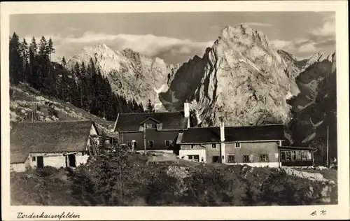 Ak Ebbs in Tirol, Vorderkaiserfelden, Ortsansicht, Häuser