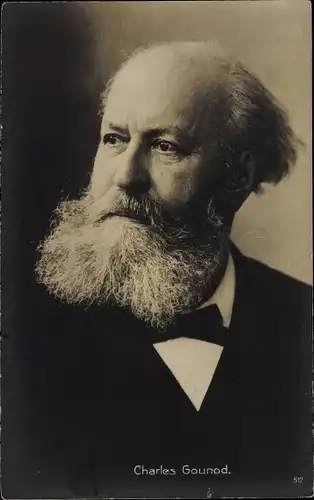 Ak Französischer Komponist Charles Gounod, Portrait