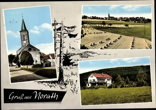 Ak Norath im Hunsrück, Haus Marienau, Kirche