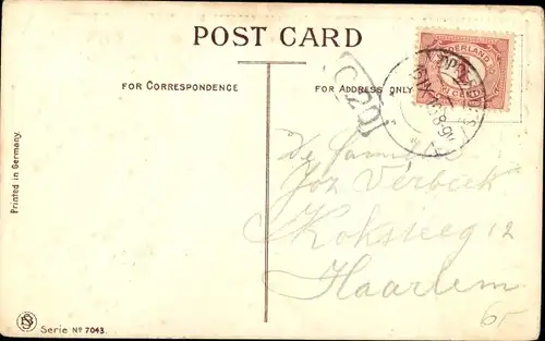 Ak Thanksgiving, Truthahn, Junge mit Axt