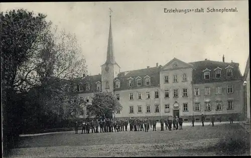 Ak Schnepfenthal Waltershausen in Thüringen, Erziehungsanstalt