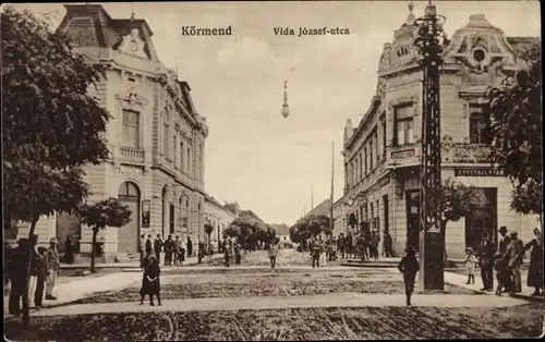 Ak Körmend Kirment Ungarn, Vida Jozsef utca