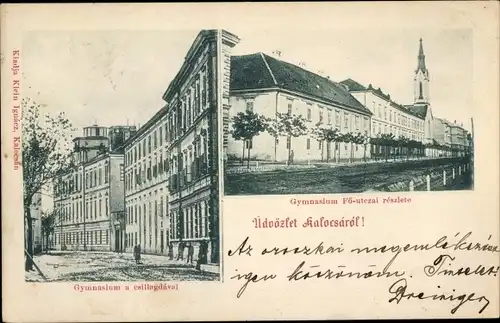 Ak Kalocsa Ungarn, Gymnasium