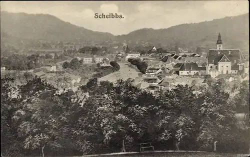 Ak Scheibbs Niederösterreich, Blick auf den Ort