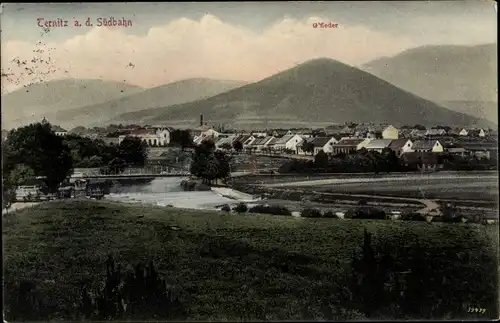 Ak Ternitz an der Südbahn in Niederösterreich, Blick auf den Ort