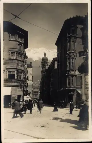 Foto Ak Innsbruck in Tirol, Herzog Friedrichstraße