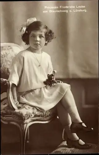 Ak Prinzessin Friederike Louise von Braunschweig und Lüneburg