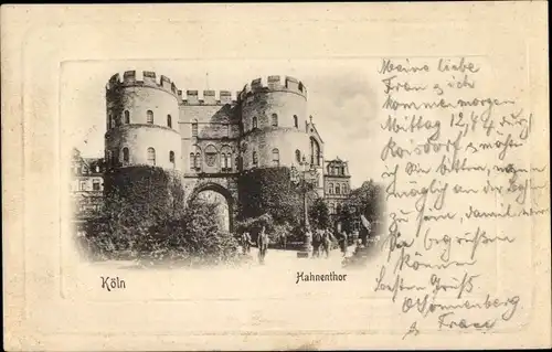 Ak Köln am Rhein, Hahnentor