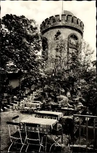 Ak Görlitz in der Lausitz, HOG Landeskrone, Kleiner Turm