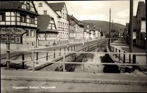 Ak Friesenheim in Baden, Hauptstraße