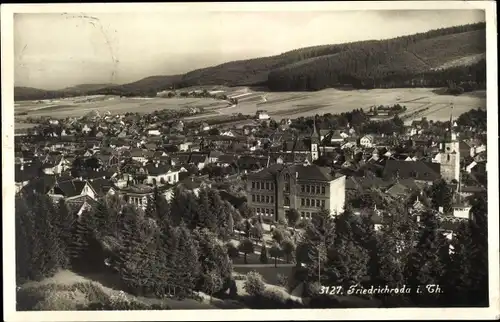 Ak Friedrichroda im Thüringer Wald, Teilansicht