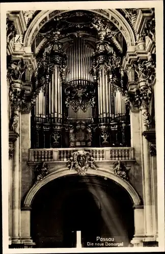 Ak Passau in Niederbayern, Dom, die neue Domorgel