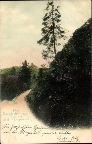 Ak Küppelstein Westhausen Remscheid im Bergischen Land, Blick auf Schloss Küppelstein