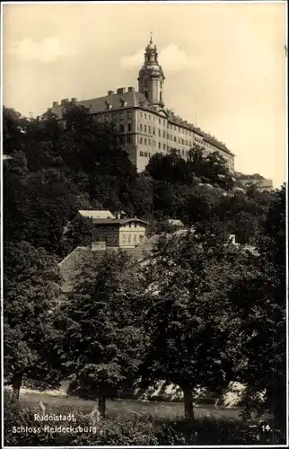 Ak Rudolstadt in Thüringen, Schloss Heidecksburg