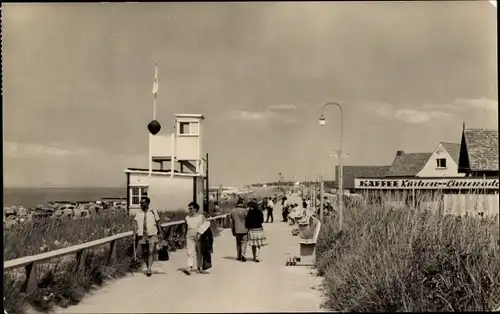 Ak Ostseebad Graal Müritz, Strandpromenade, Cafe