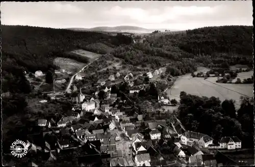Ak Bad Bocklet in Unterfranken, Luftaufnahme