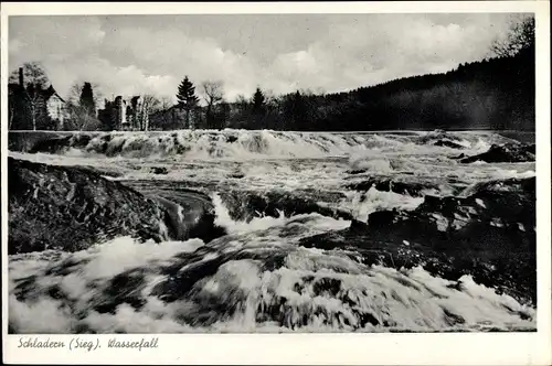 Ak Schladern Windeck an der Sieg, Wasserfall