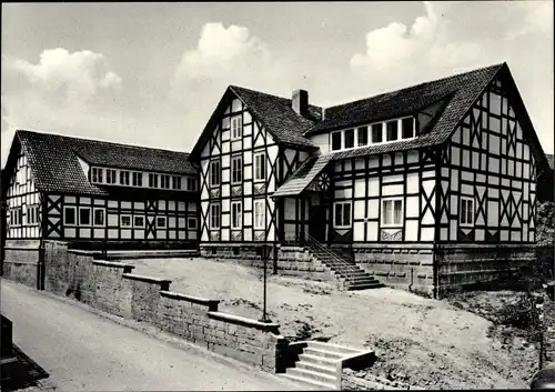 Ak Berndorf Twistetal Hessen, Schullandheim von fünf Wuppertaler Schulen