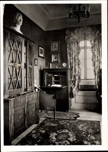 Ak Oestrich Winkel am Rhein Rheingau, Brentanohaus, Goethezimmer