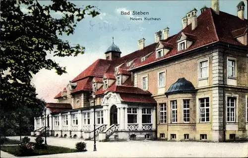 Ak Bad Steben in Oberfranken, Neues Kurhaus