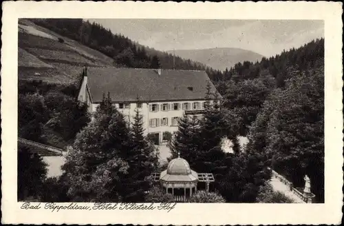 Ak Bad Rippoldsau Schapbach im Schwarzwald, Hotel Klösterle Hof